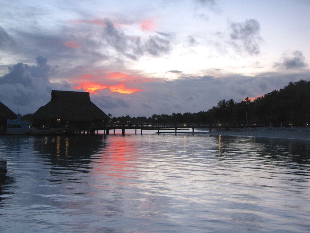 Evening in Bora Bora