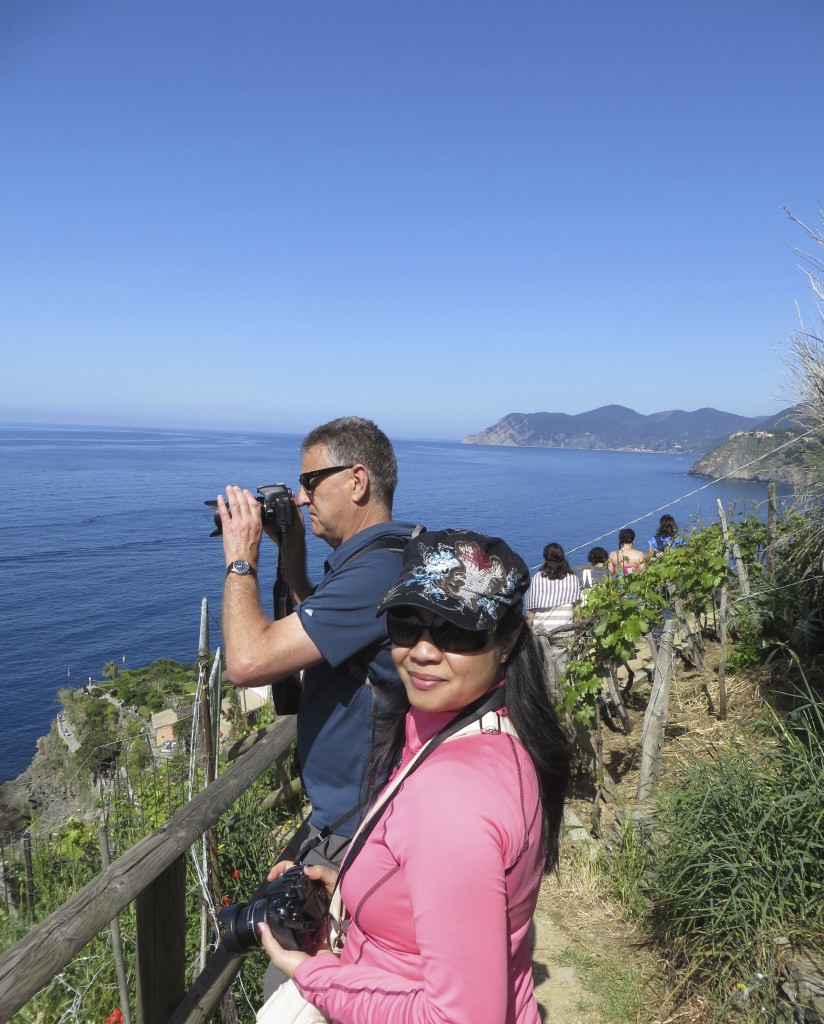 On our way to Vernazza