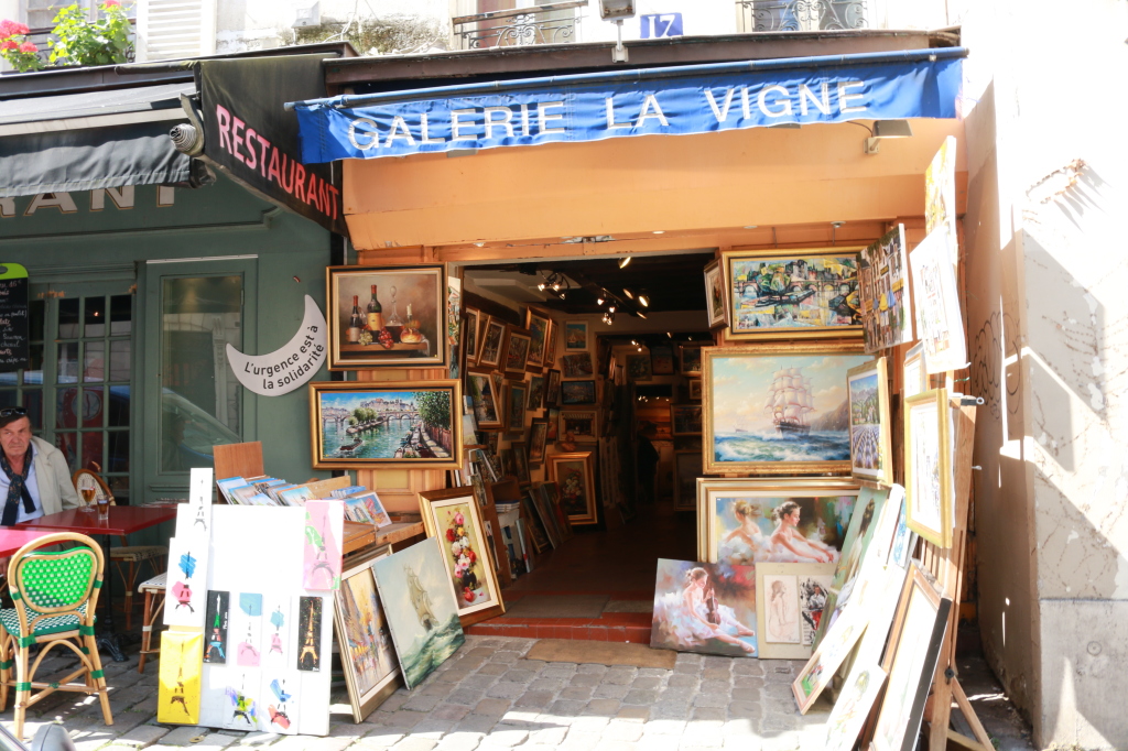 paintings in Monmartre