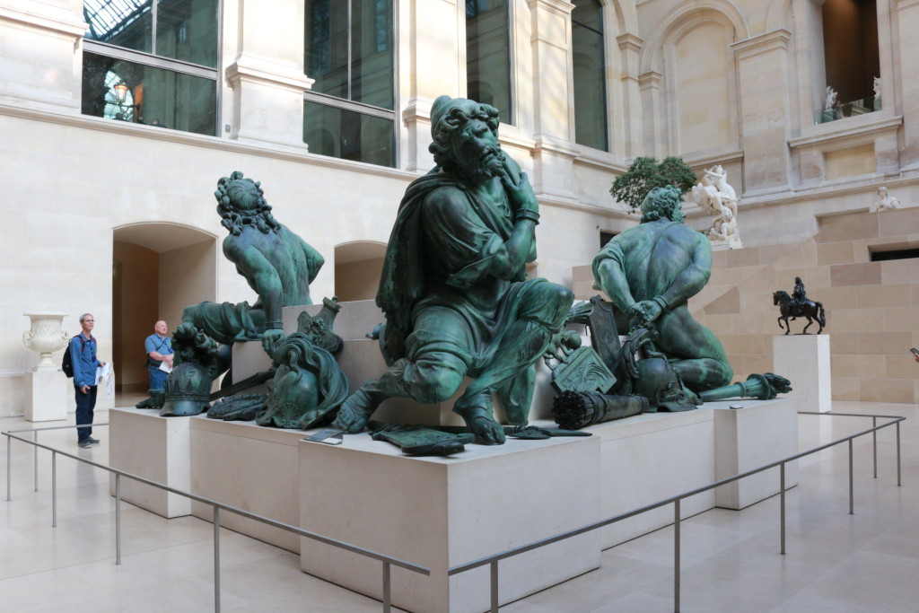 4 captives @ the Louvre