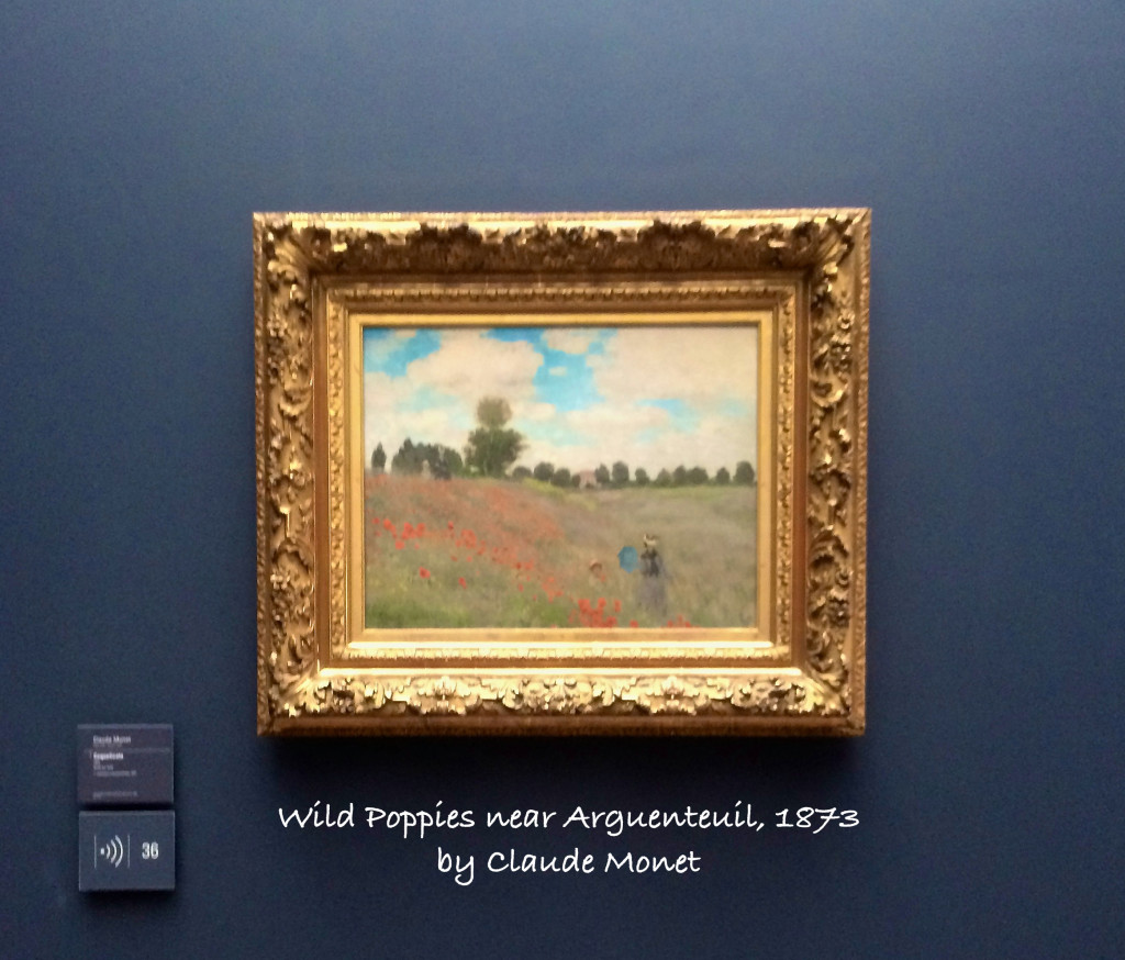 Wild Poppies by Monet