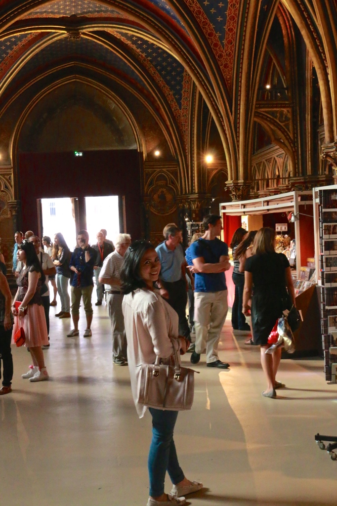 inside Sainte-Chapelle