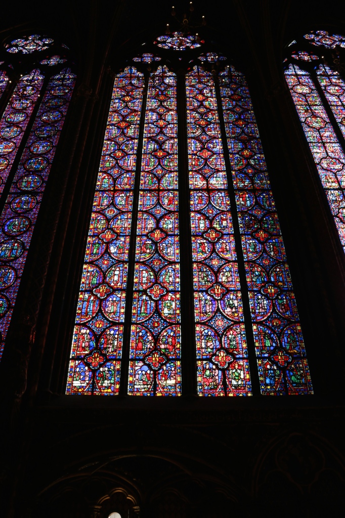 Colorful stained glass windows