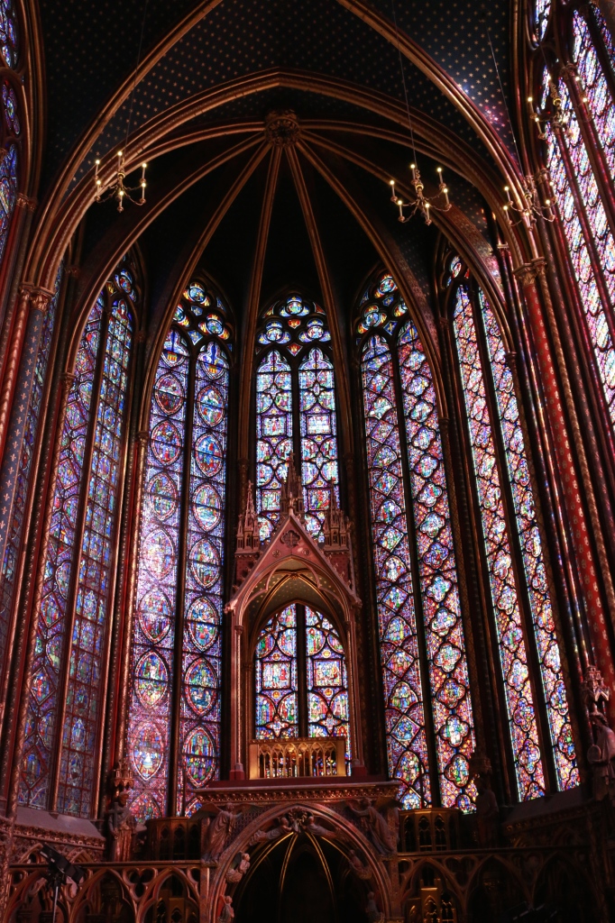 Stained glass windows of St. Chapelle