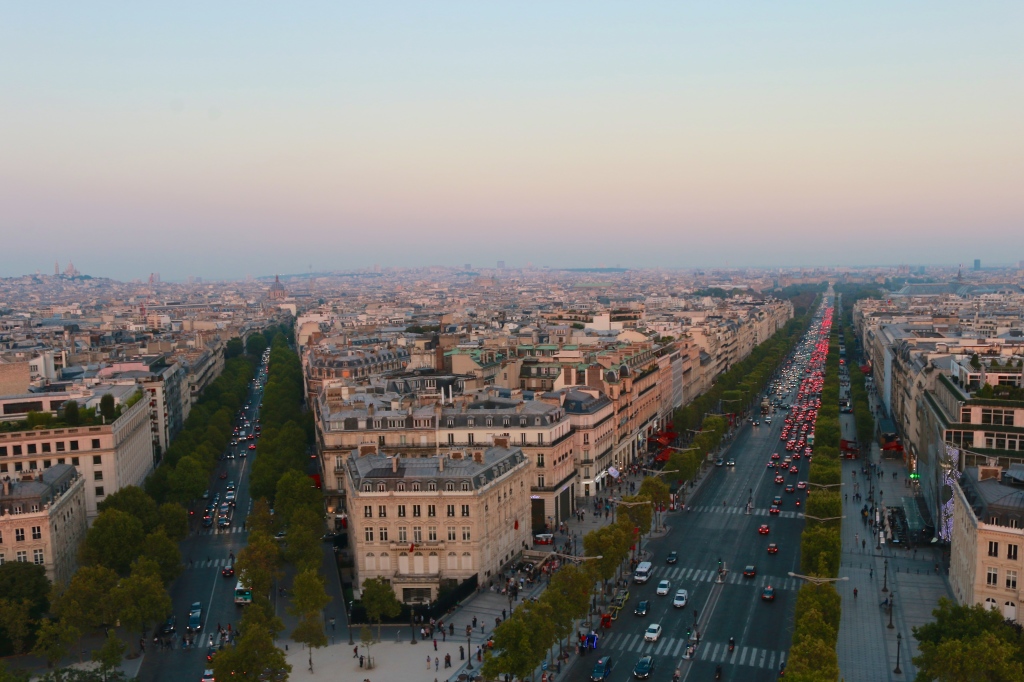View of Champs-Élysées from the Arc