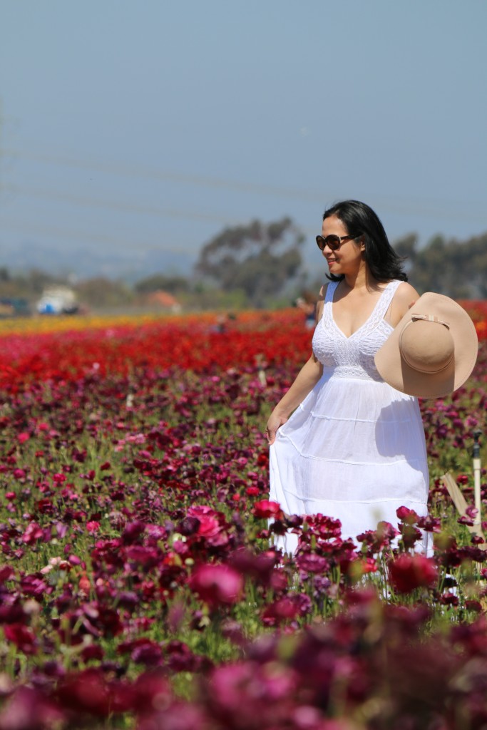 Just walking in a field of flowers