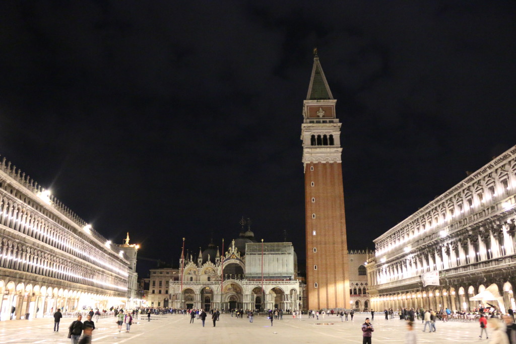 St. Mark's Square at night