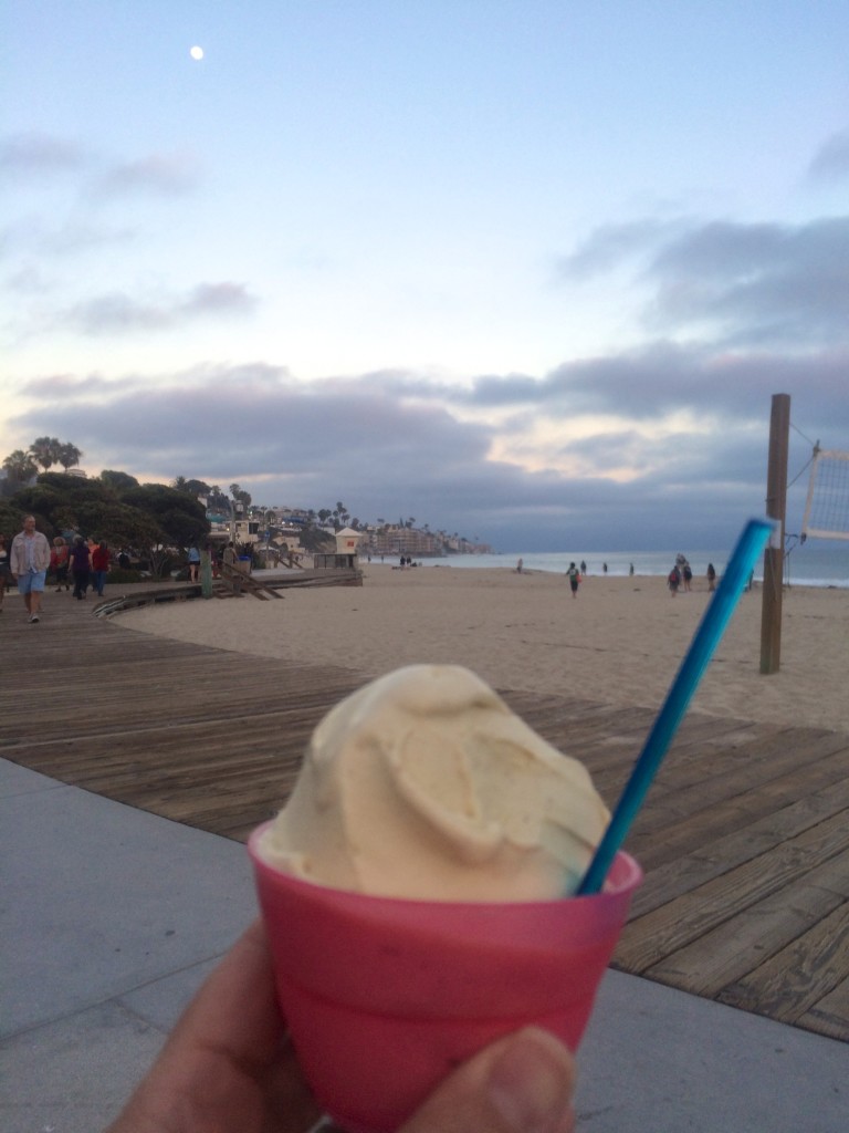 Gelato @ the beach