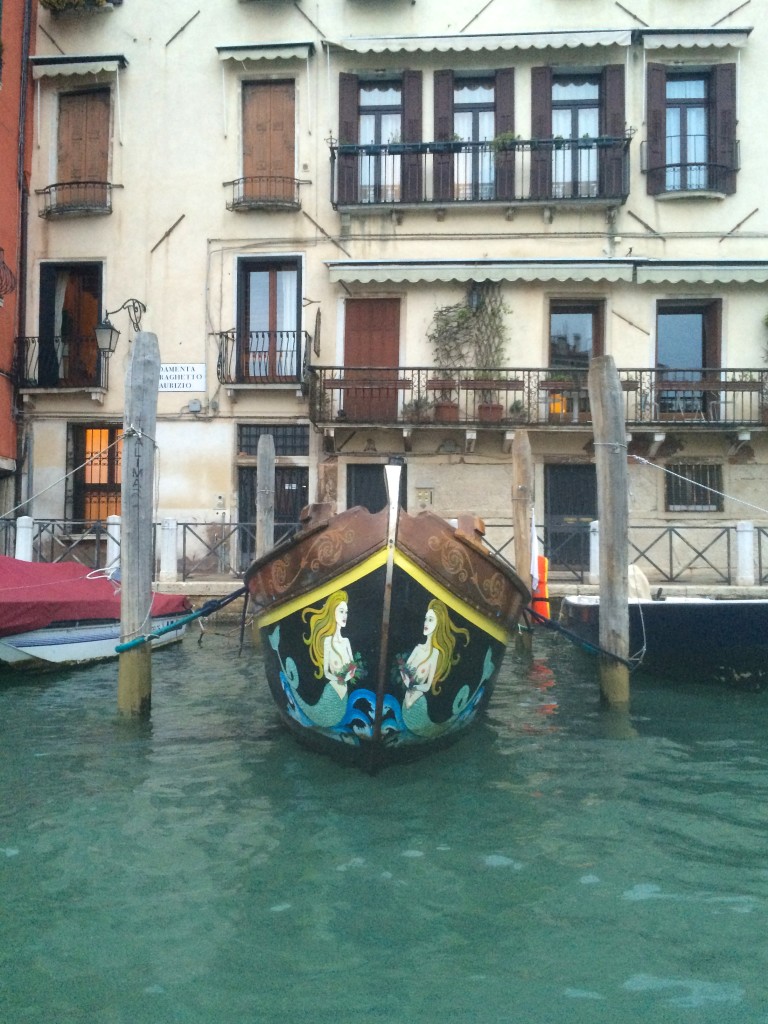 A colorful gondola