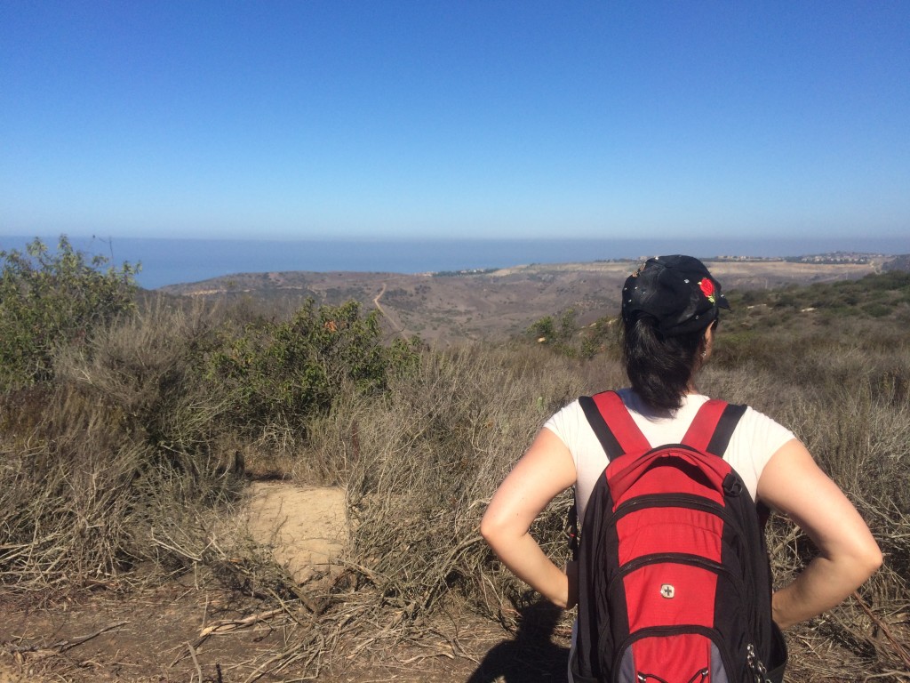 Enjoying the view At Crystal Cove