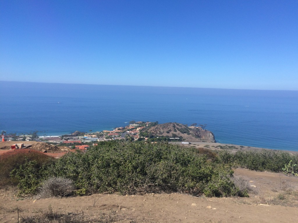 The view of Crystal Cove Beach