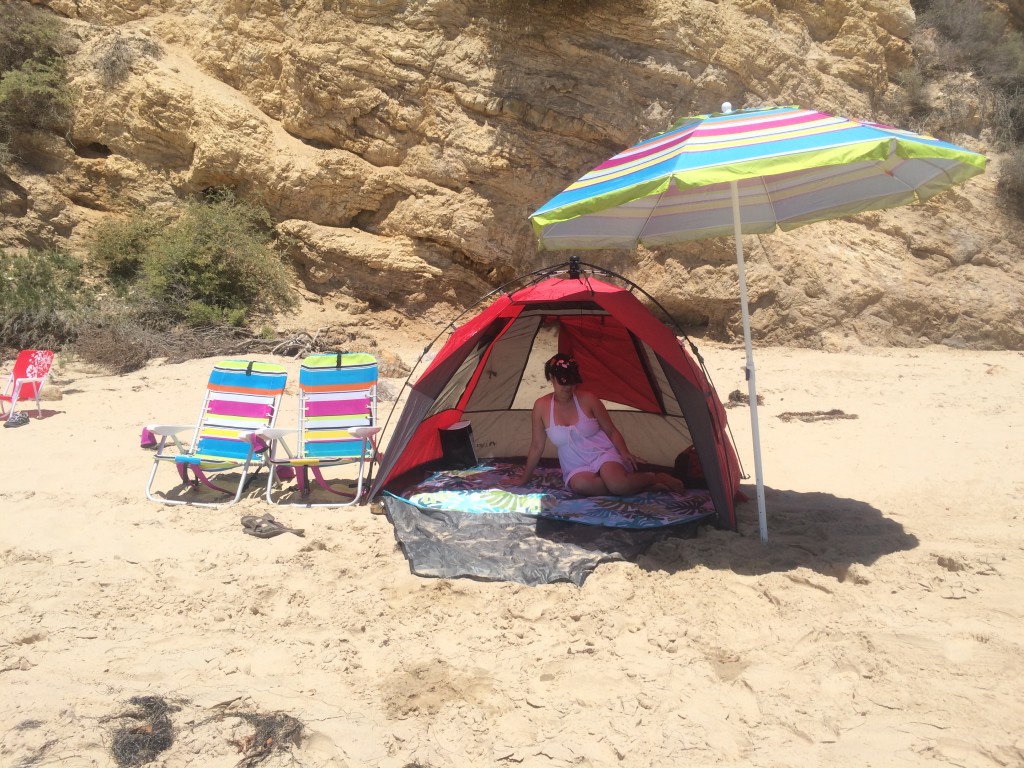 Chillin' in Crystal Cove beach