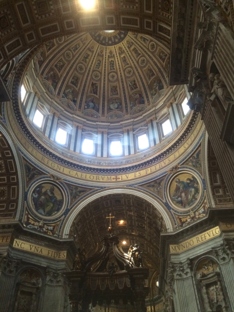 details inside the basilica