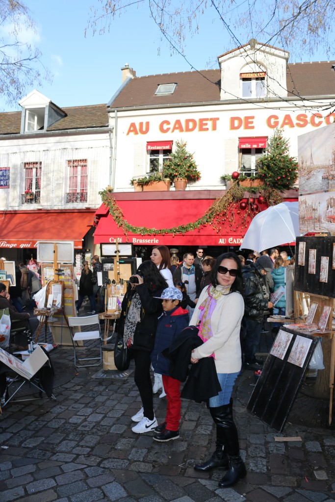 winter outfit in Paris