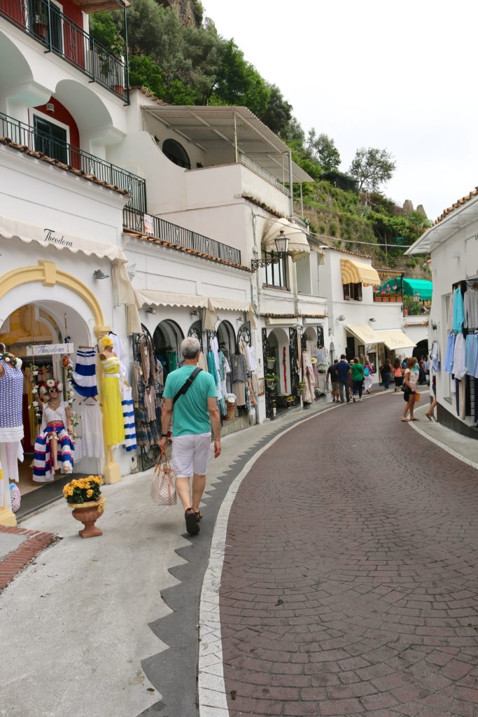 Boutiques in Positano