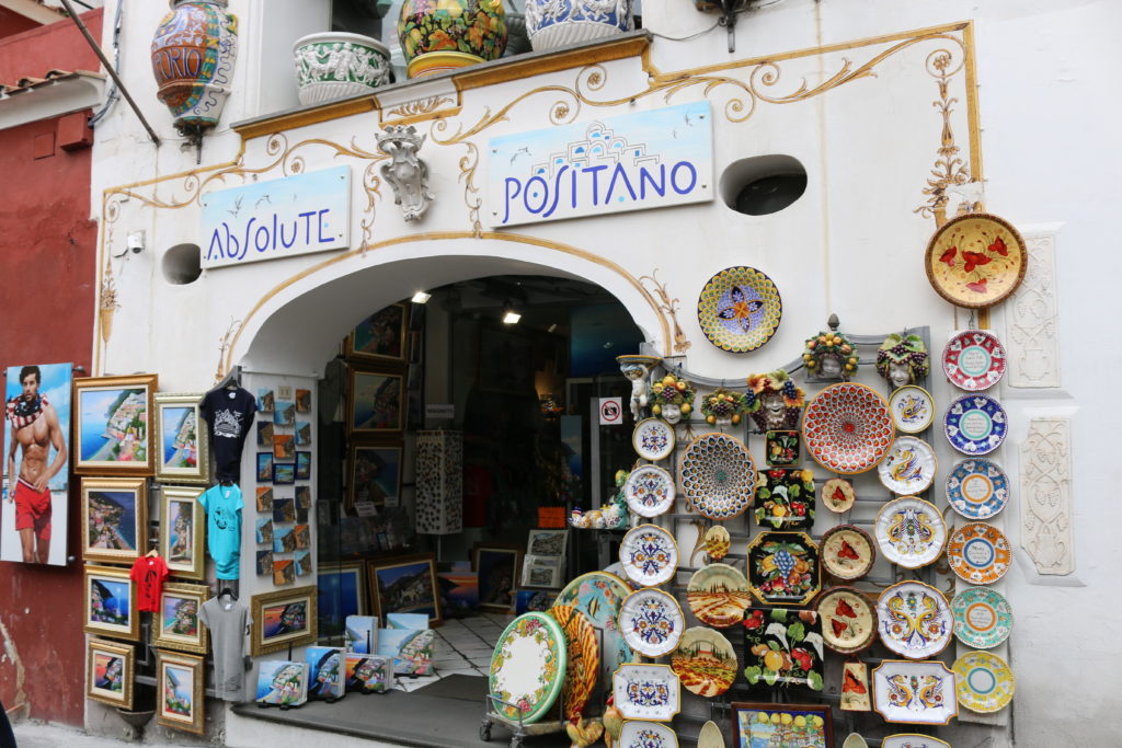 Ceramic store in Positano