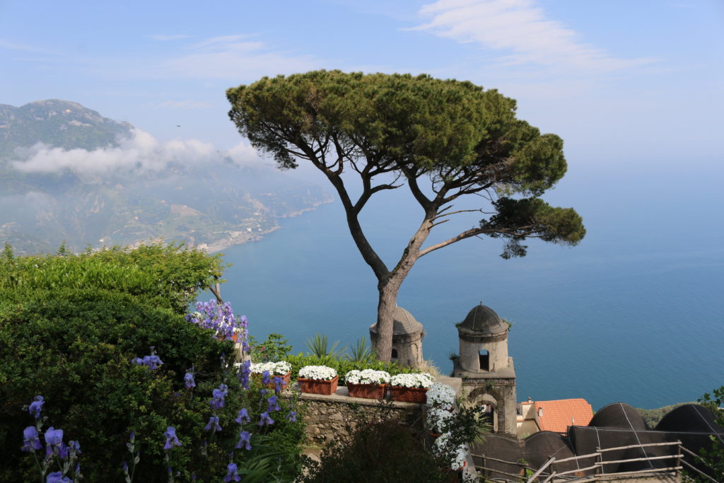 The view from Villa Rufolo in Ravello, Italy