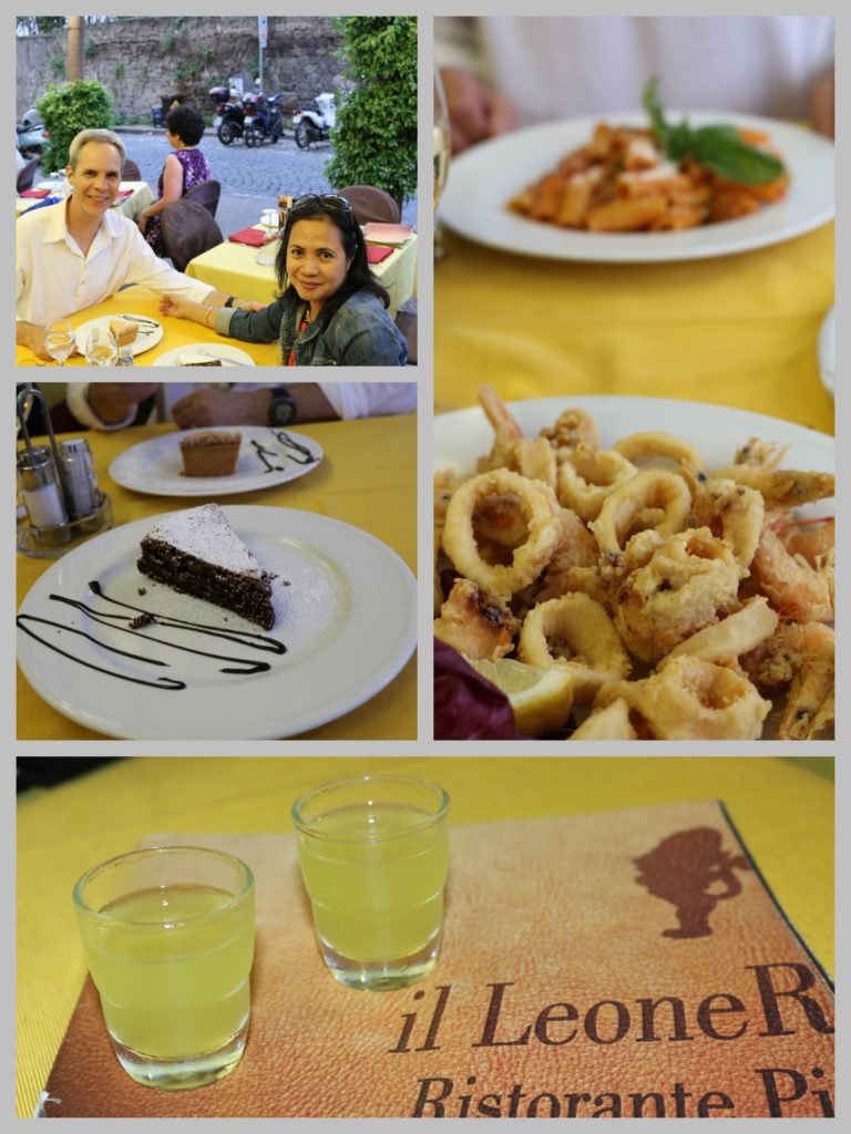 Dining in Sorrento