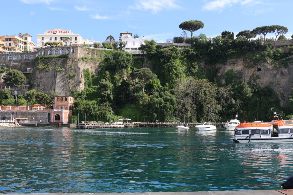 View of Sorrento form the port
