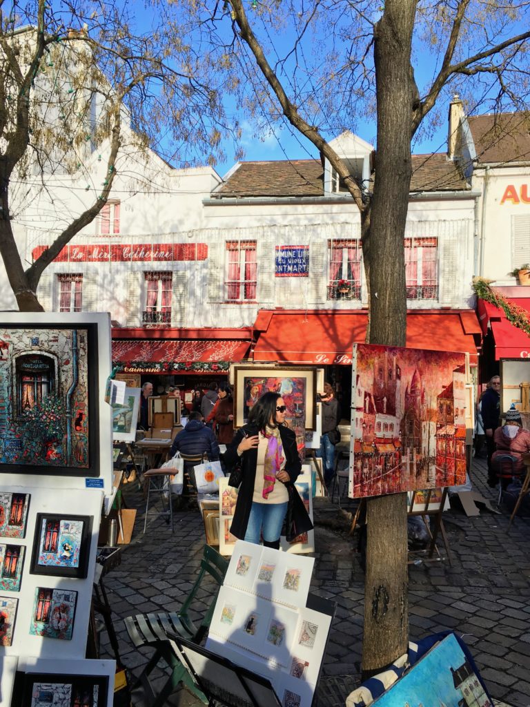 Monmartre in the winter