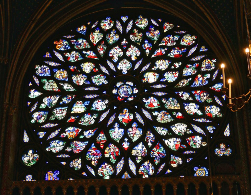 The Rose Window in Sainte-Chapelle
