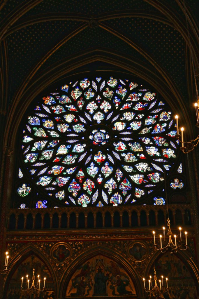 Rose Window in Sainte-Chapelle